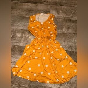 Sunny Polka Dot Sleeveless Dress
